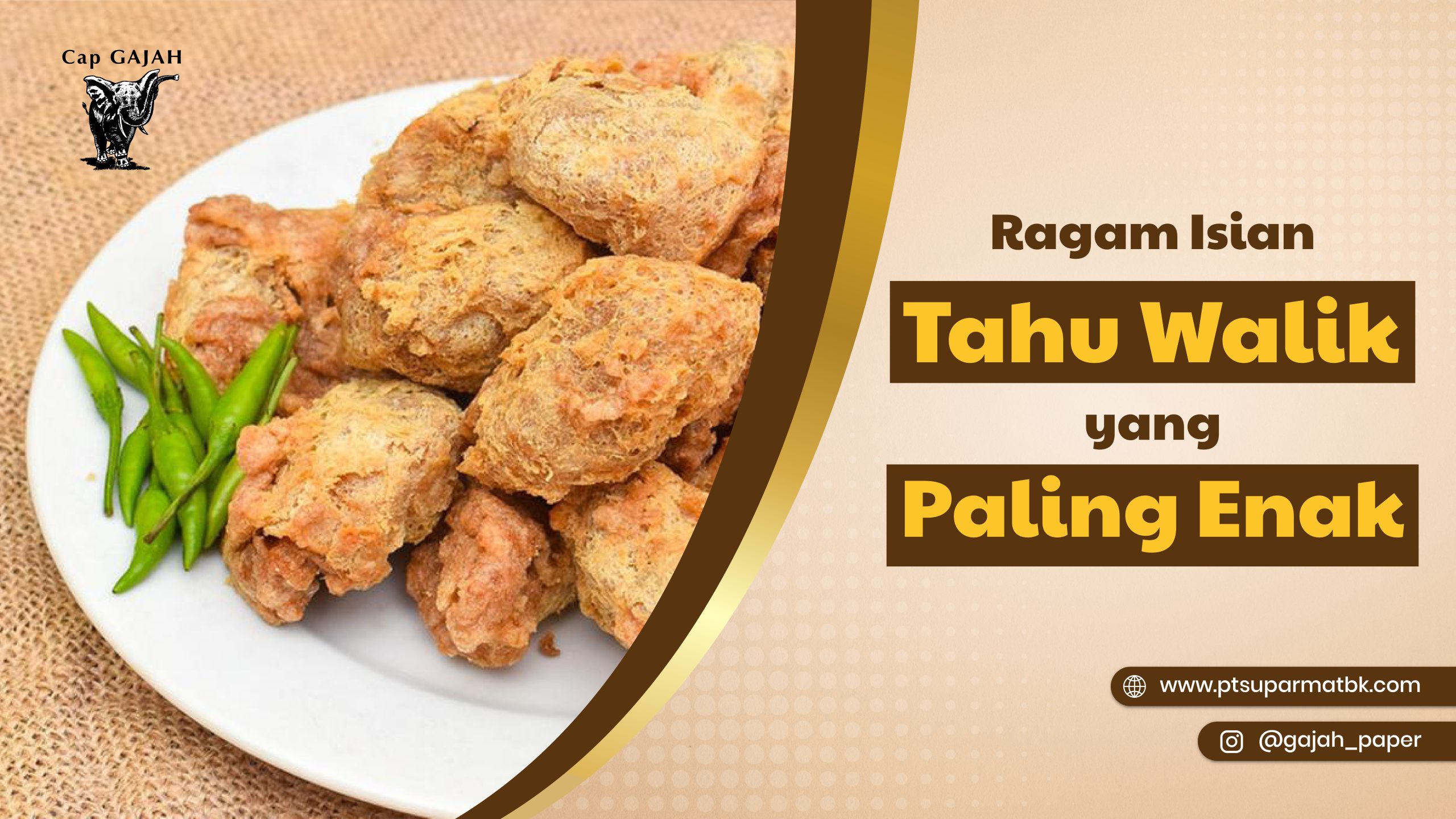 4 Isian Tahu Walik yang Paling Sering di Recook