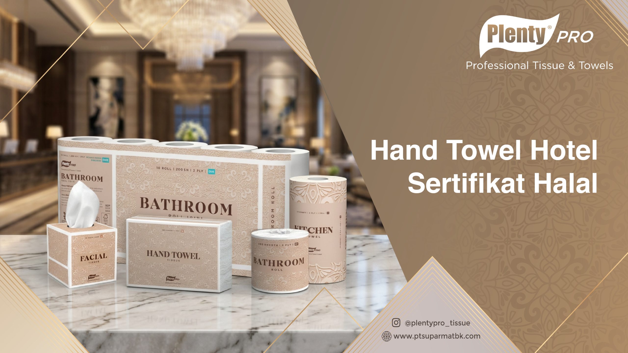 Hand Towel Hotel Sertifikat Halal