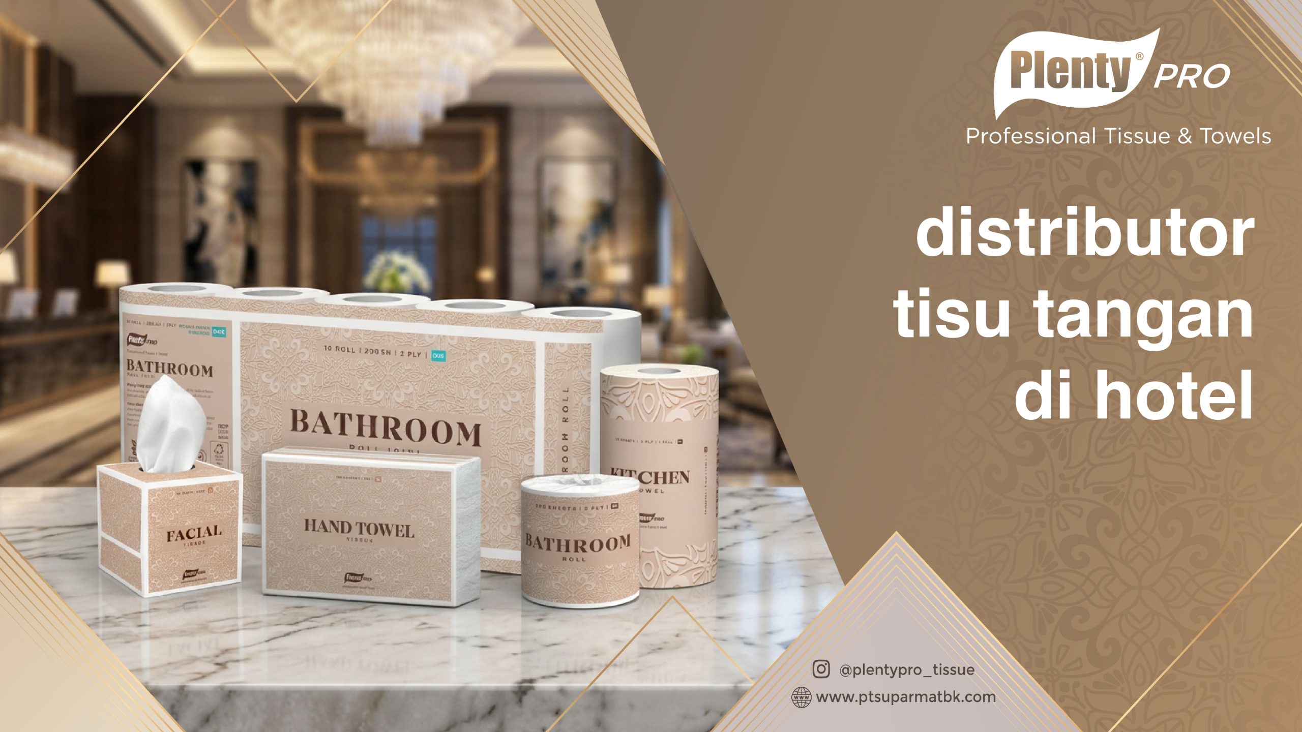 Distributor Tisu Tangan di Hotel