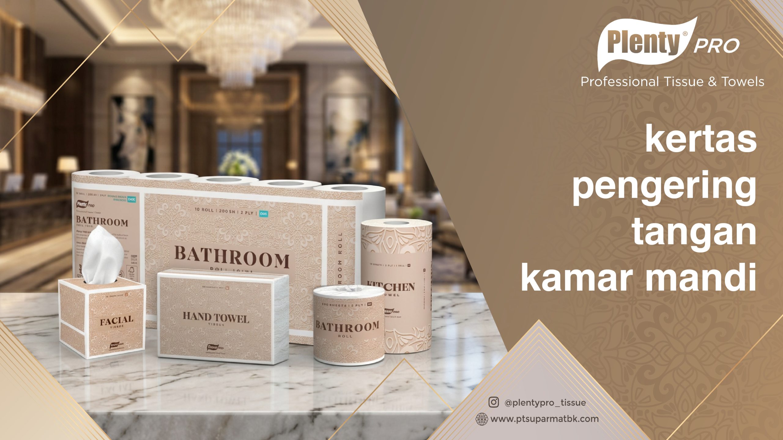 Kertas Pengering Tangan Kamar Mandi