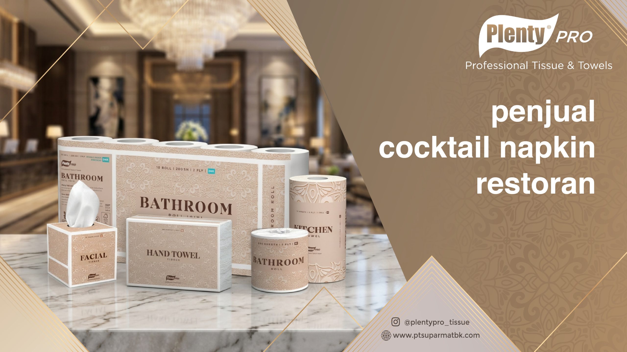 Penjual Cocktail Napkin Restoran Terima