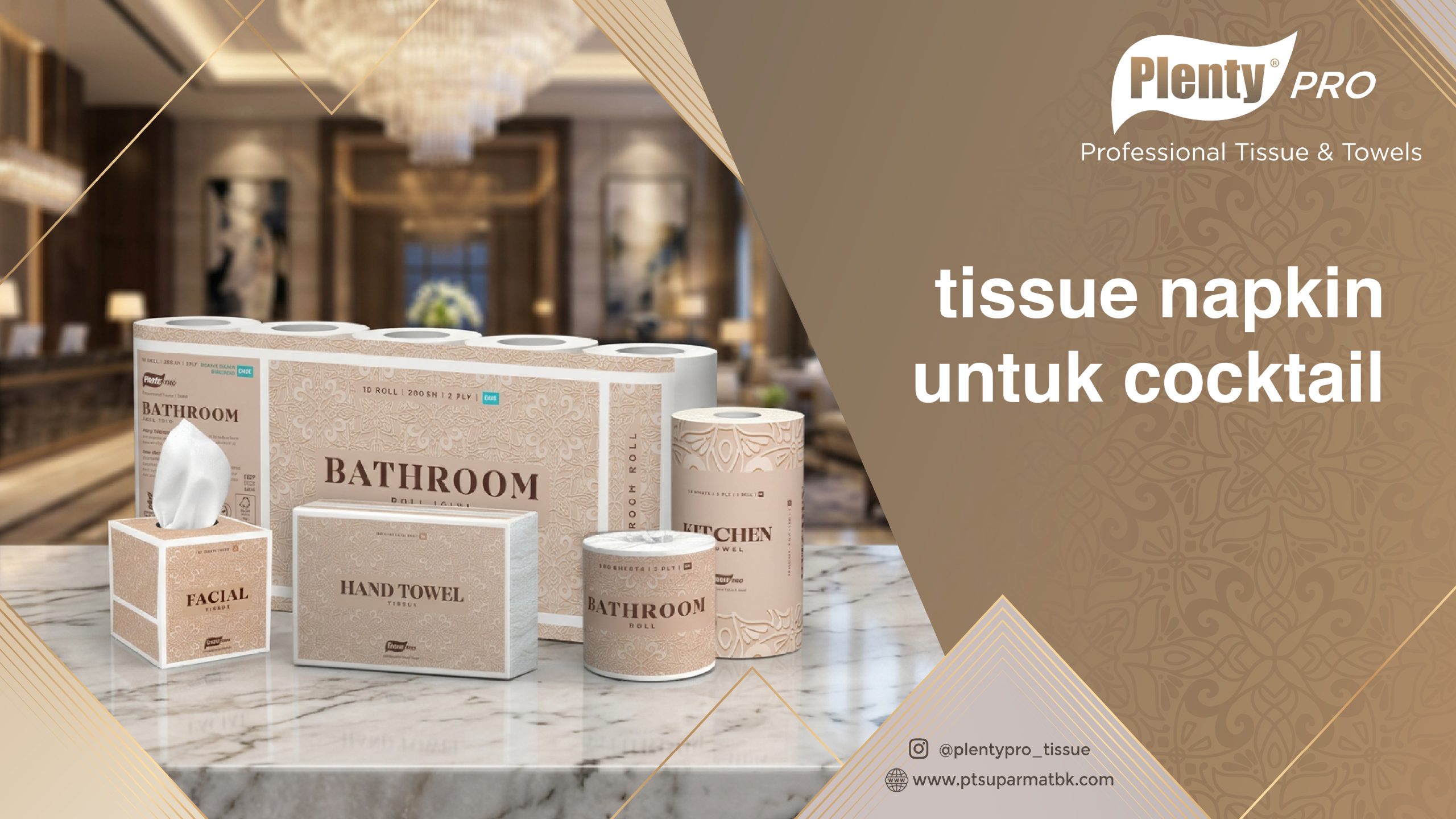 Tissue Napkin untuk Cocktail