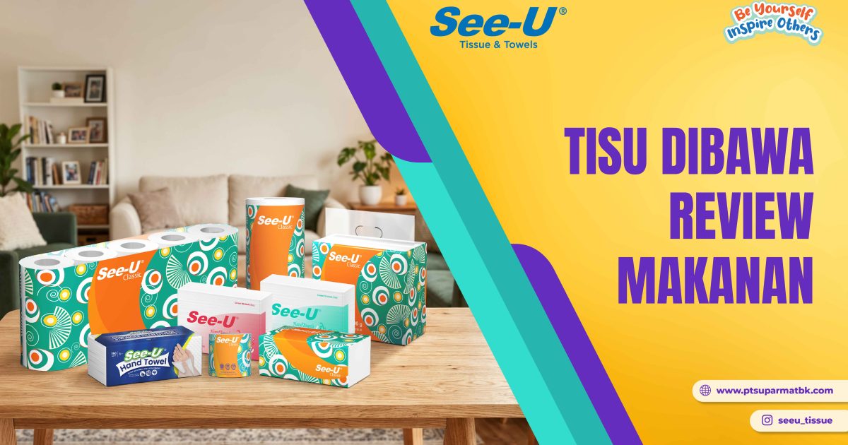 Tisu dibawa meja warung