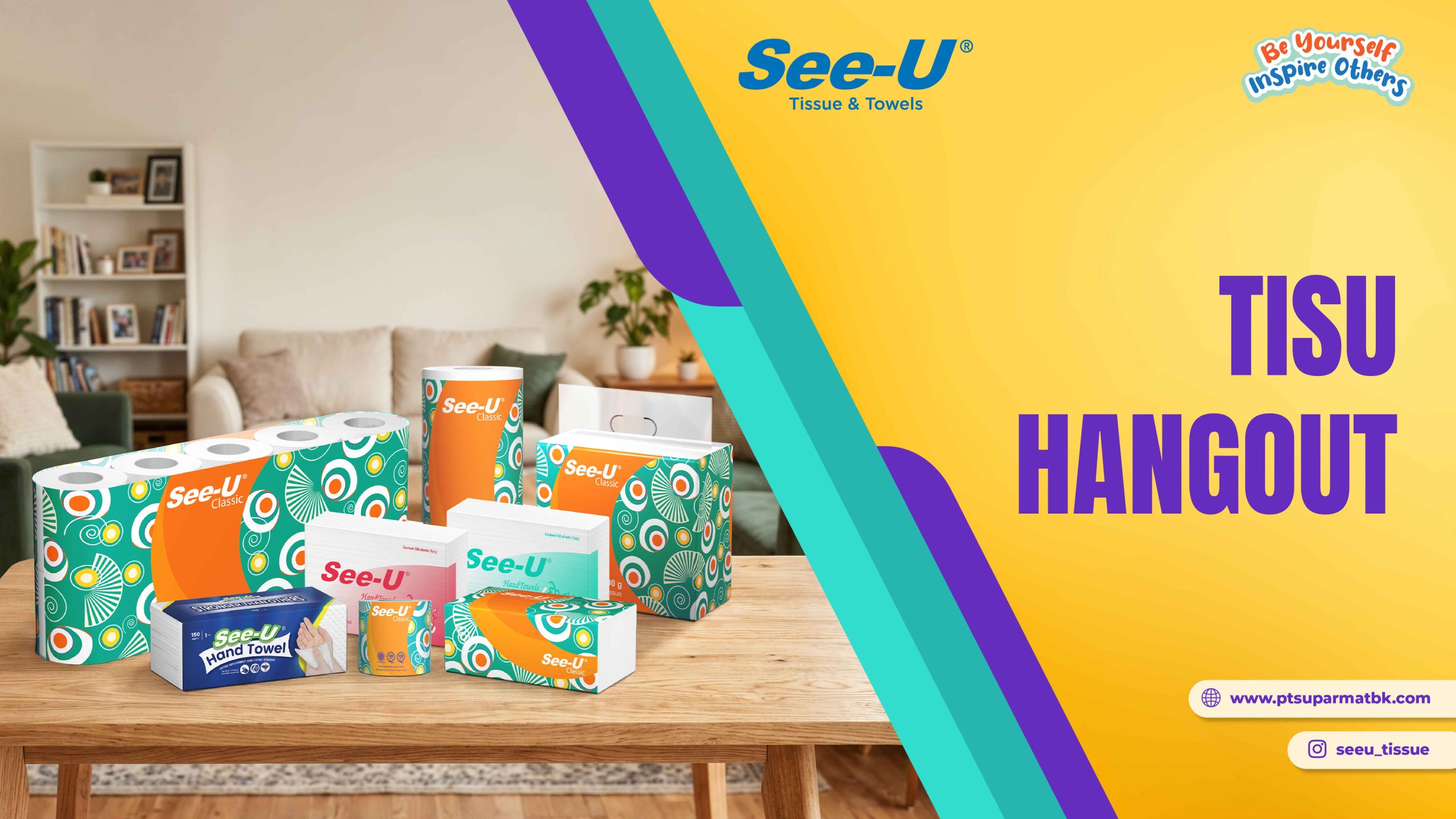 Tisu Hangout yang Eye Catching