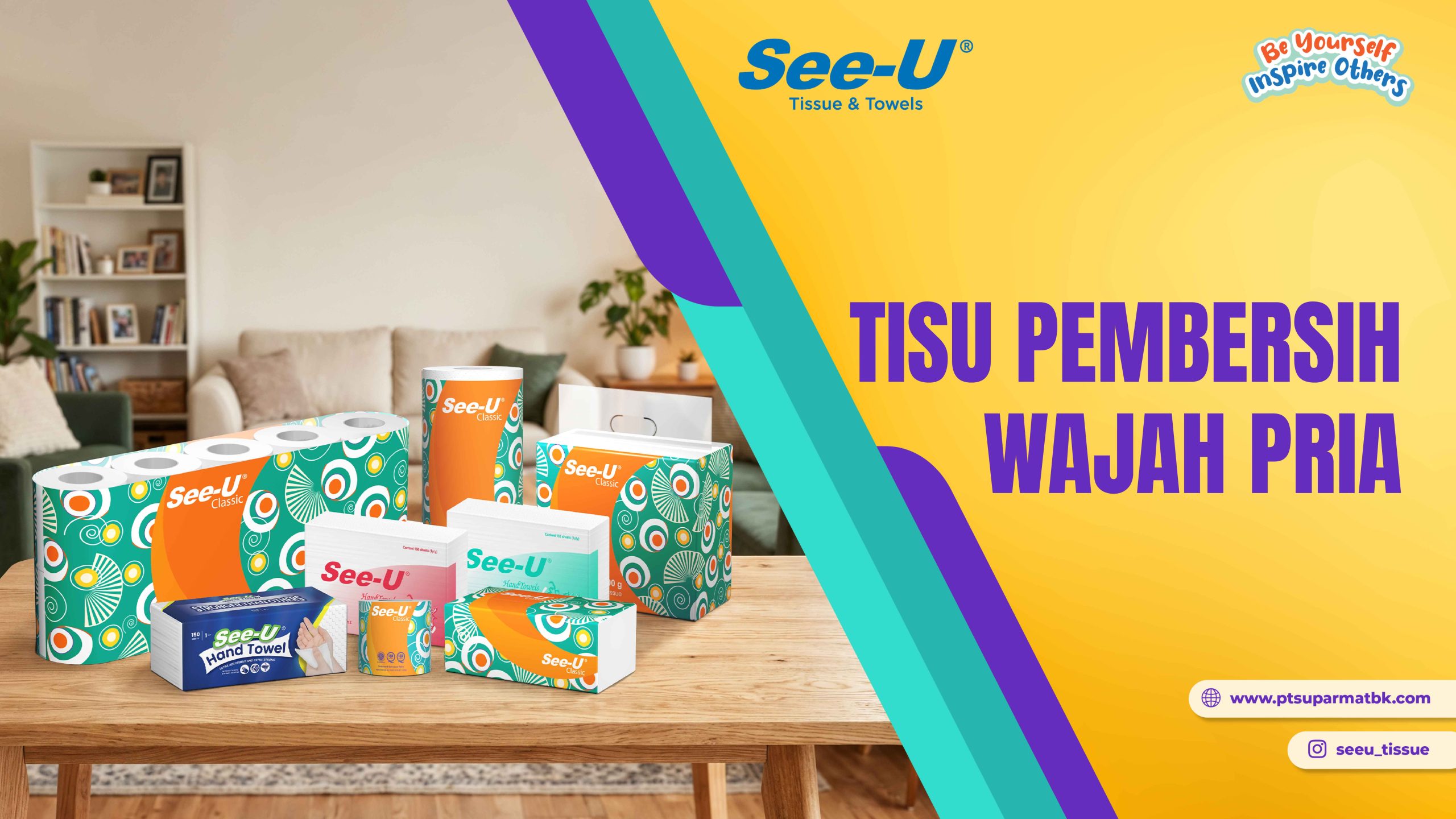 Tisu Pembersih Wajah Pria