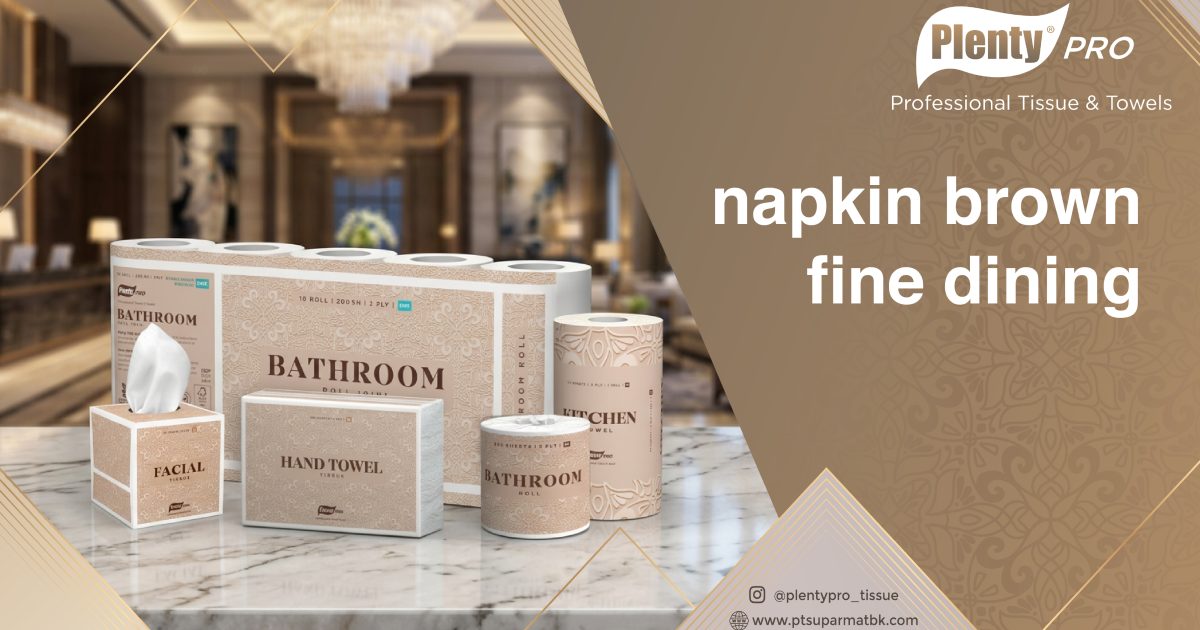Napkin Brown Fine Dining