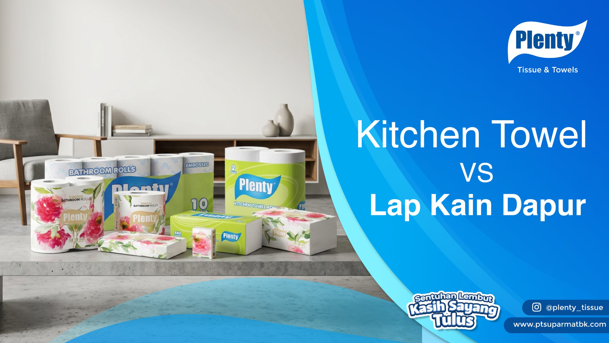 Kitchen Towel vs Lap Kain Dapur