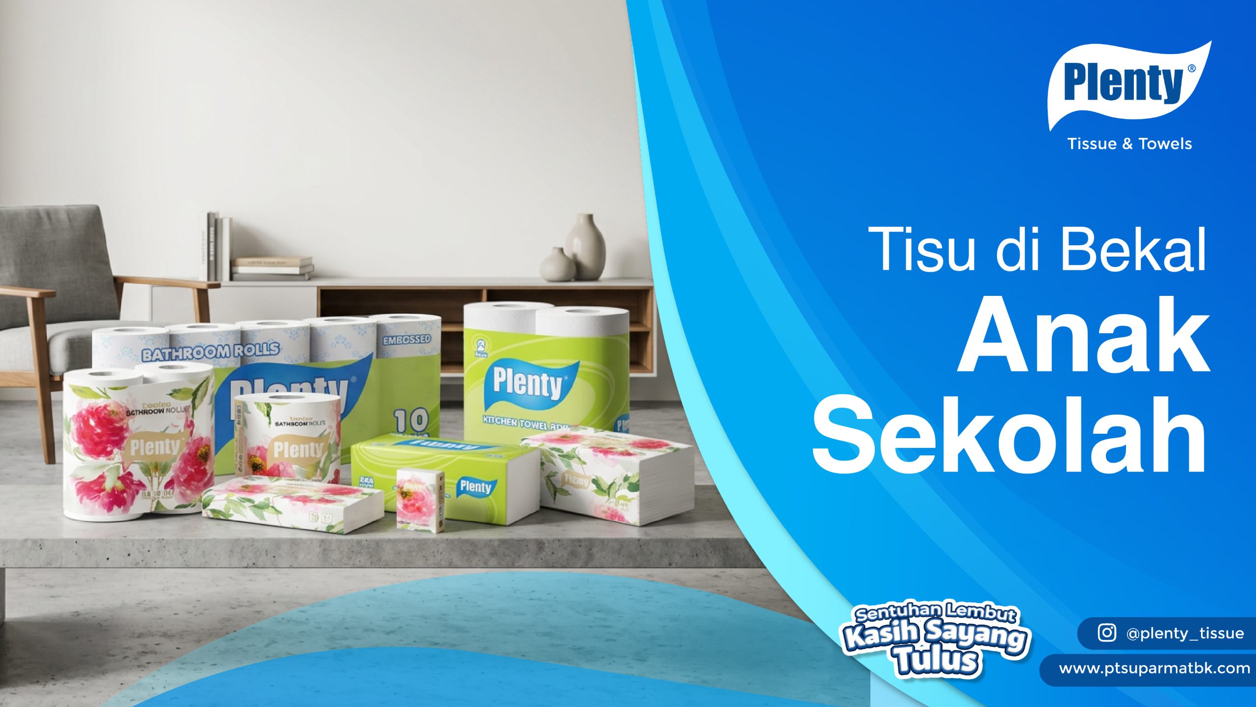 Tisu di Bekal Anak Sekolah
