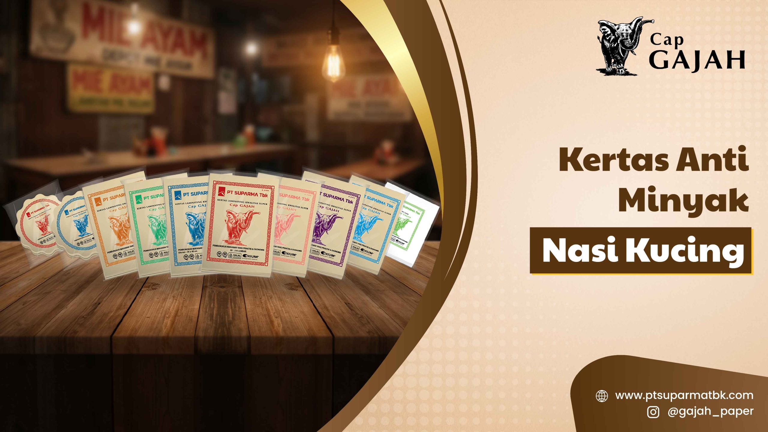 Kertas Anti Minyak Nasi Kucing