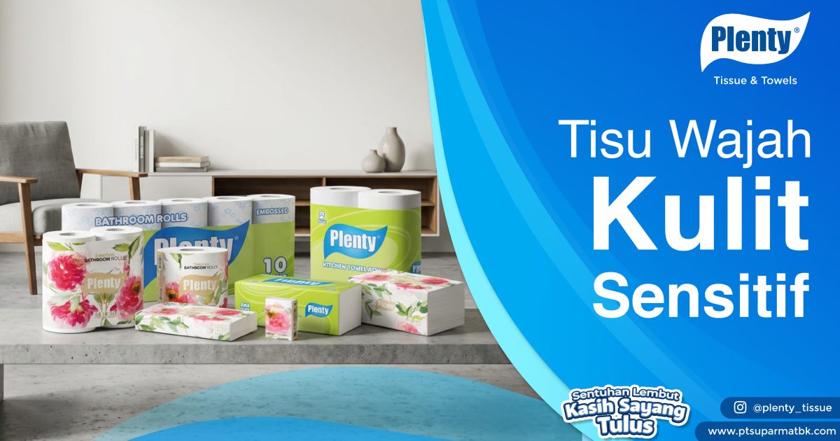 Tisu Wajah Kulit Sensitif