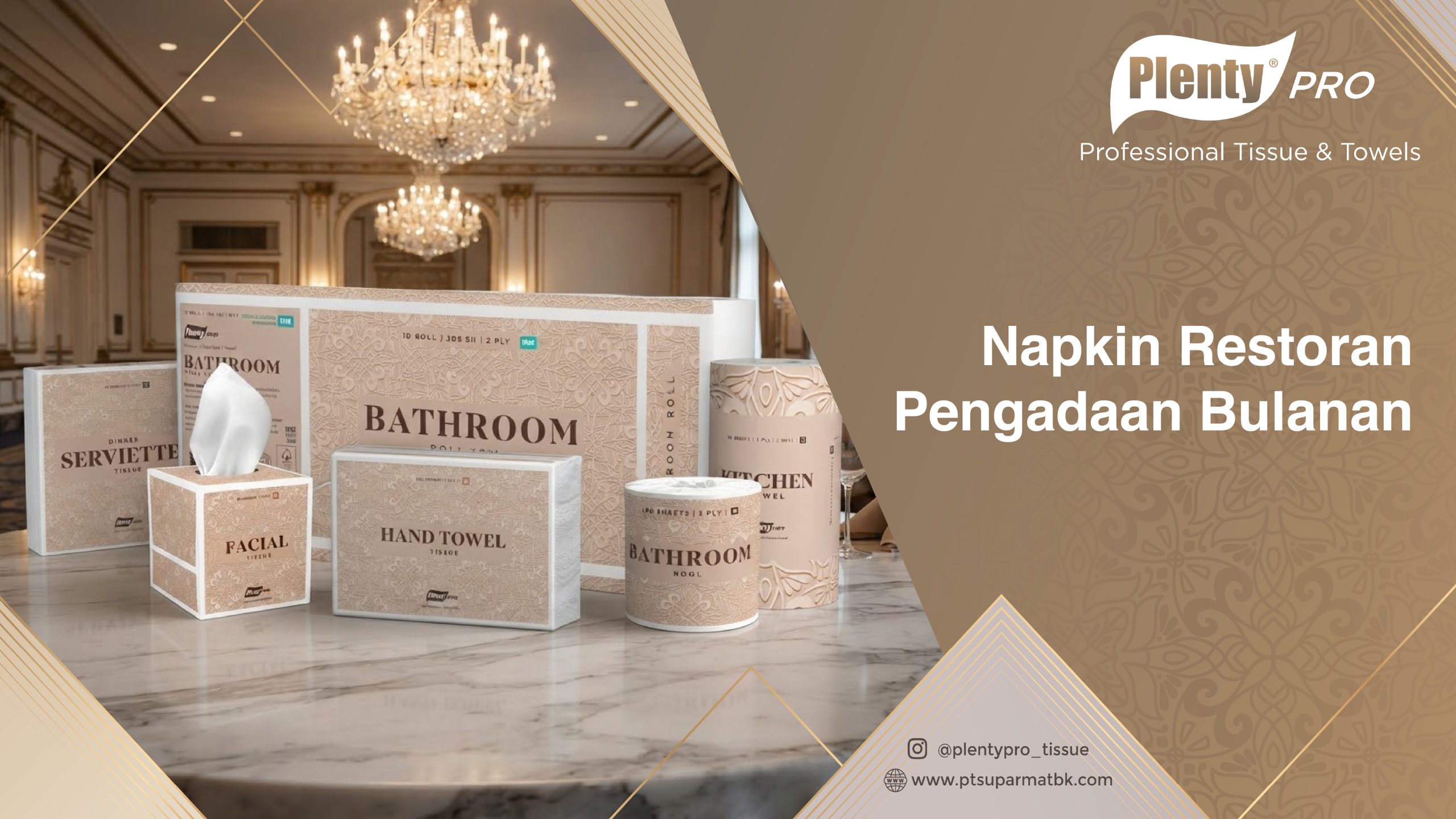 Napkin Restoran Pengadaan Bulanan