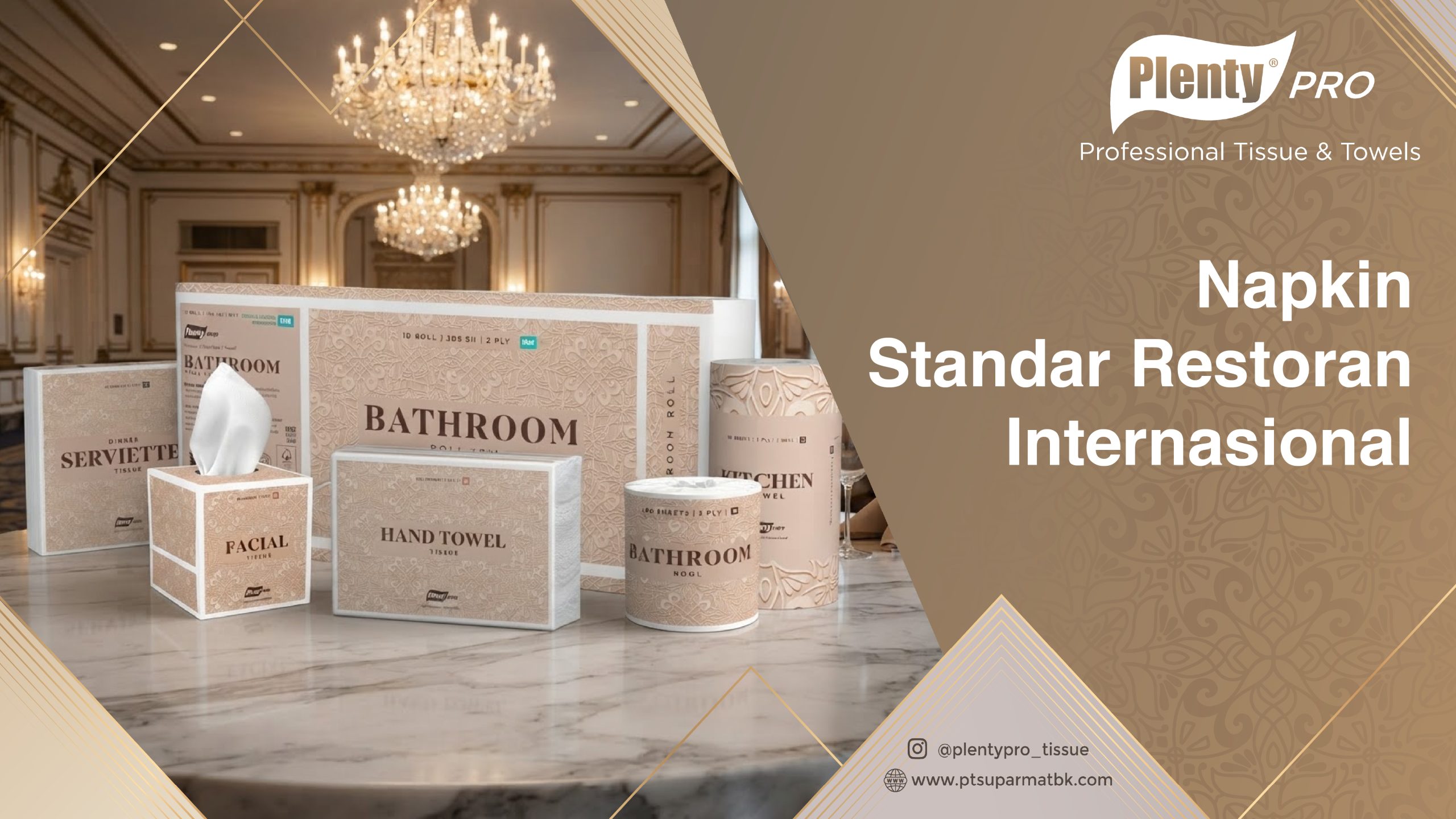 Napkin Standar Restoran Internasional