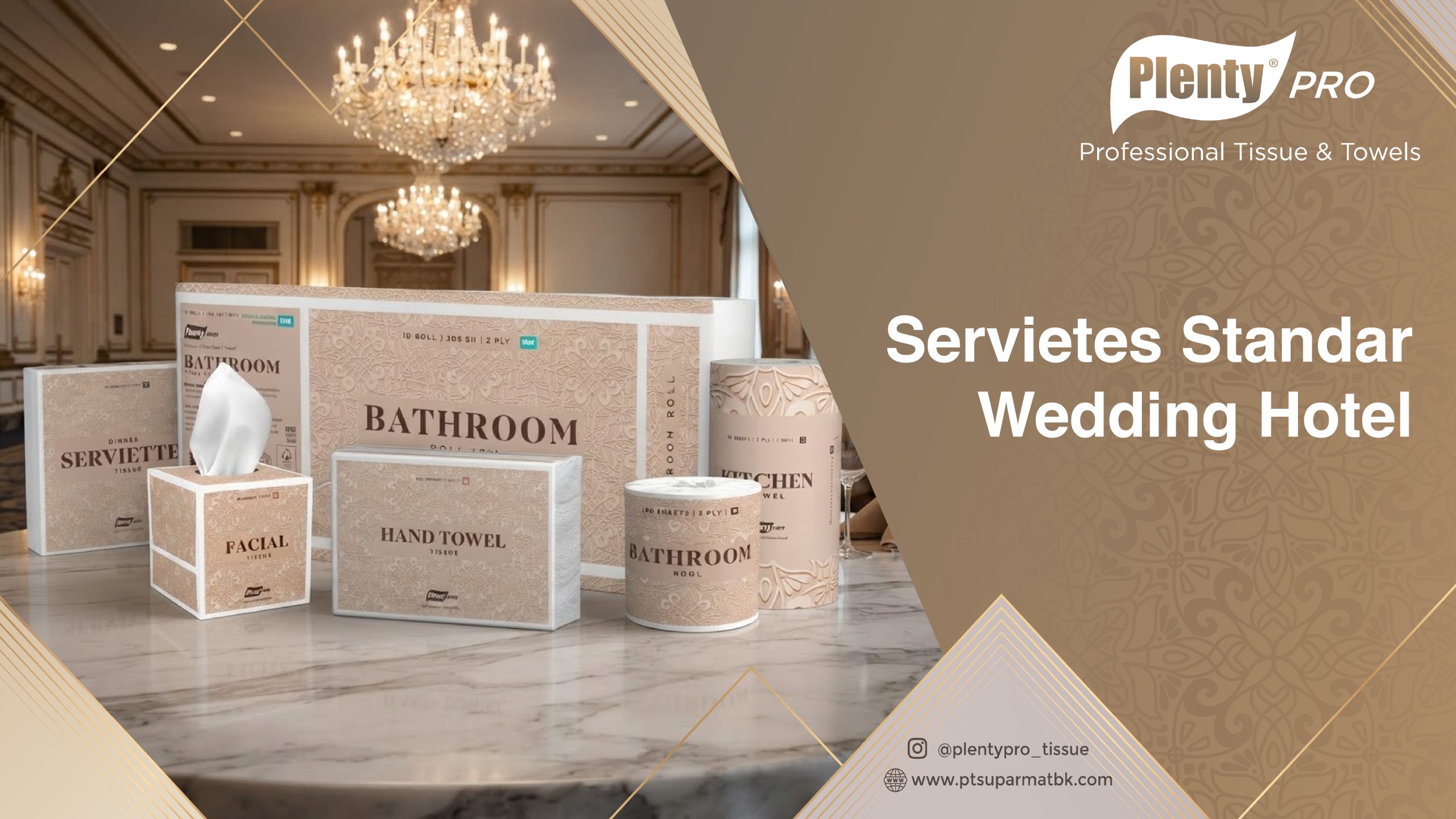 Tissue Serviettes Standar Wedding