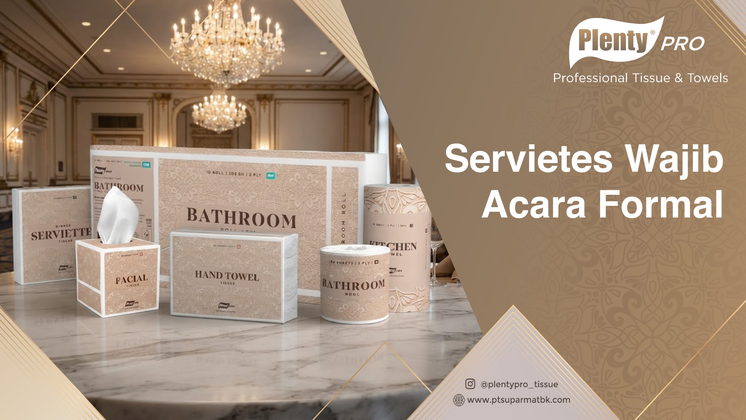 Servietes Wajib Acara Formal