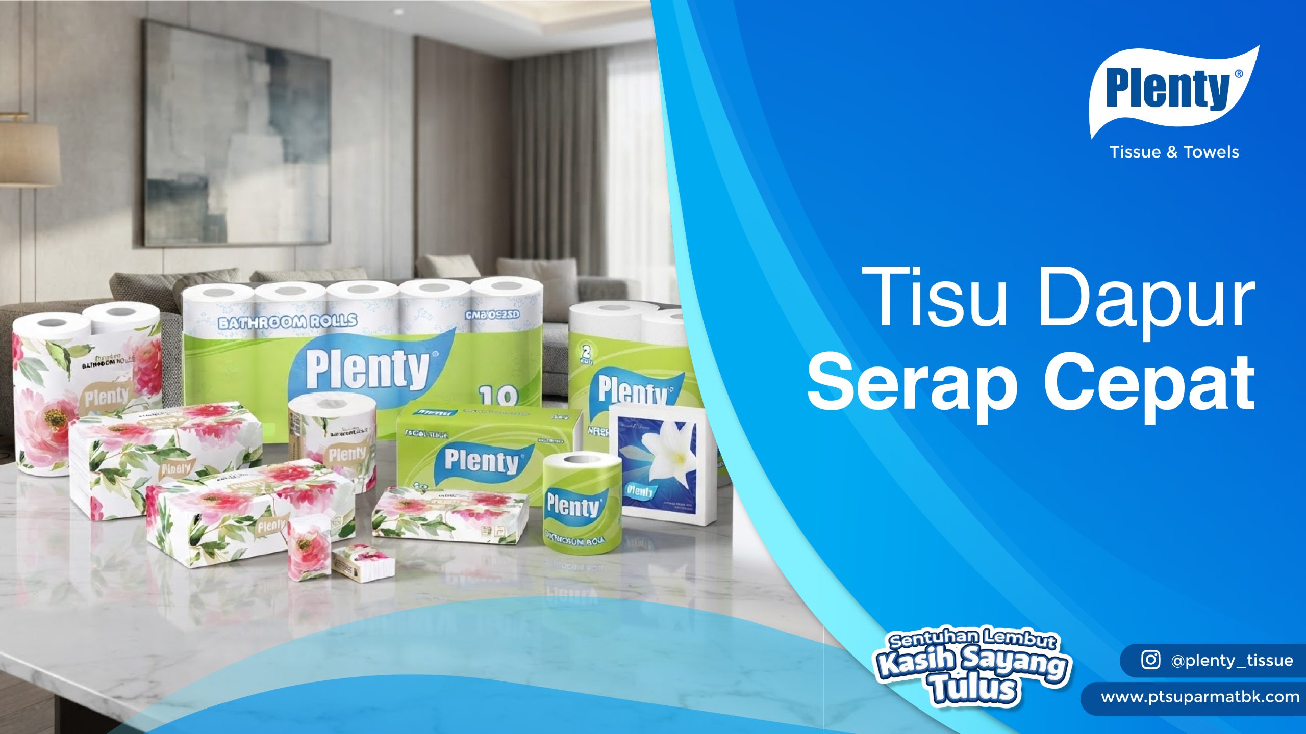 Tisu Dapur Serap Cepat