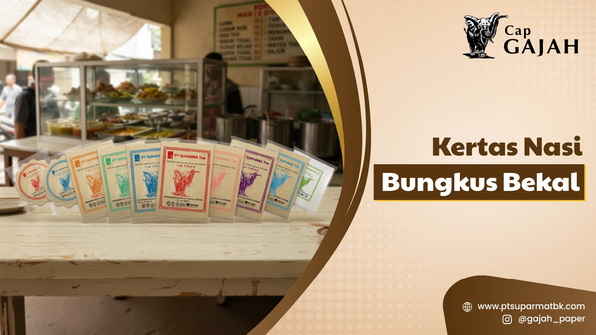 Kertas Nasi Bungkus Bekal