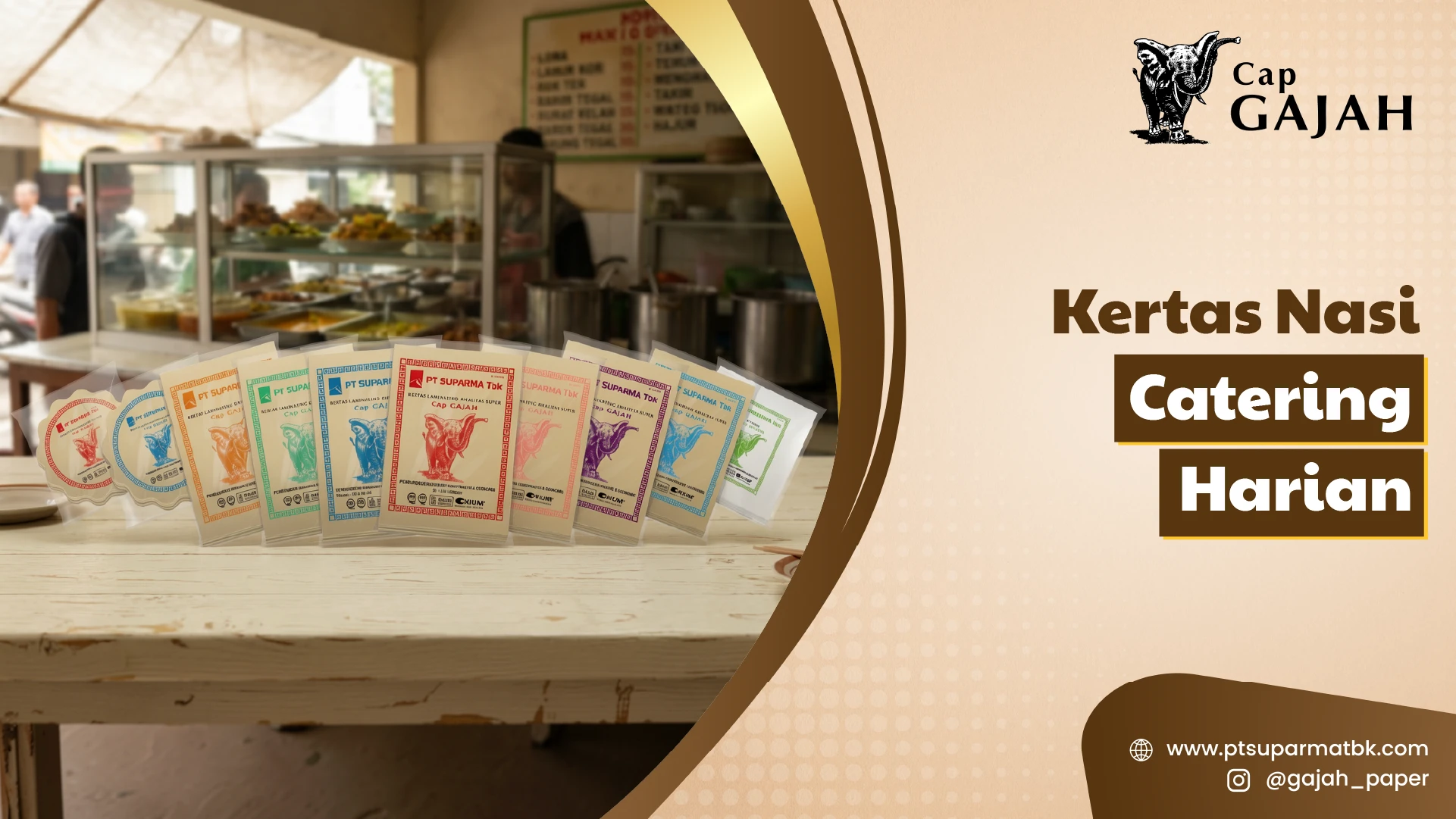 Jenis Kertas Nasi Catering Harian