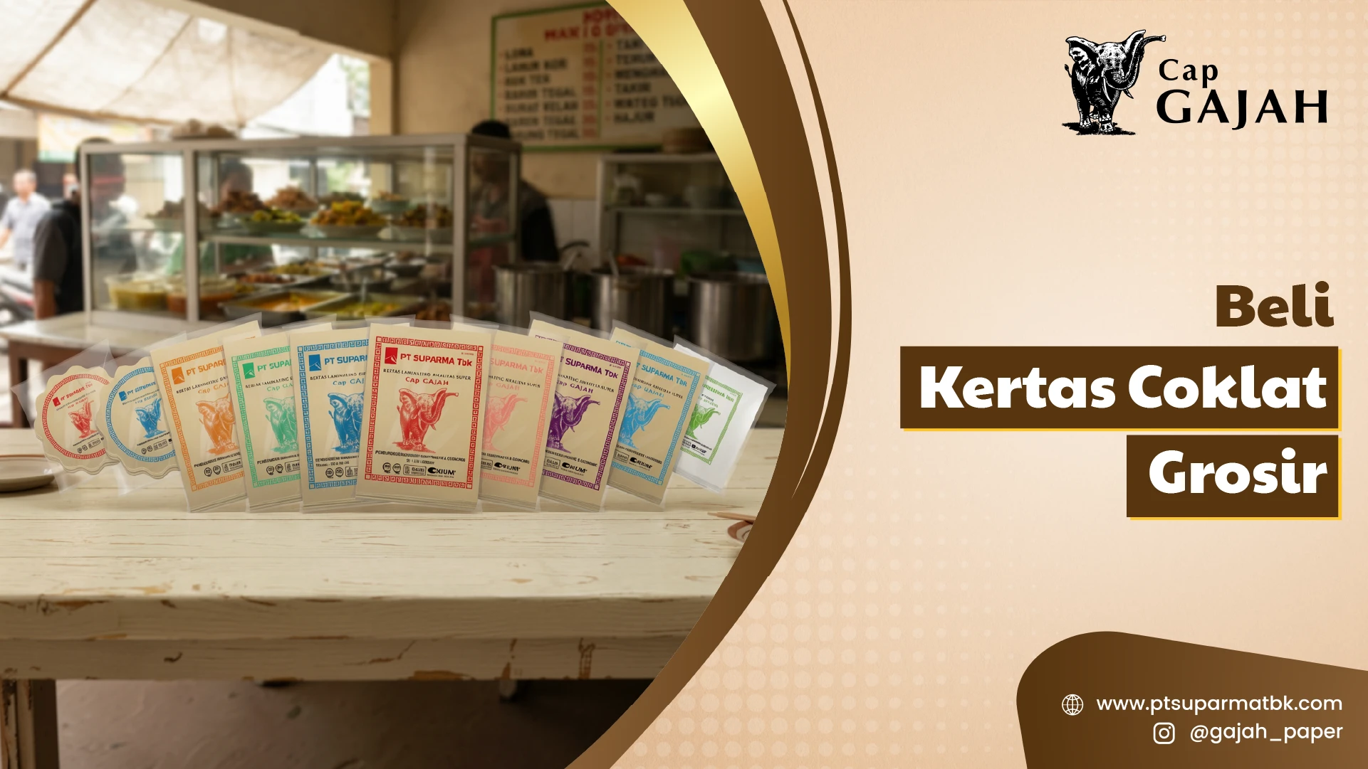 Beli Kertas Coklat Grosir