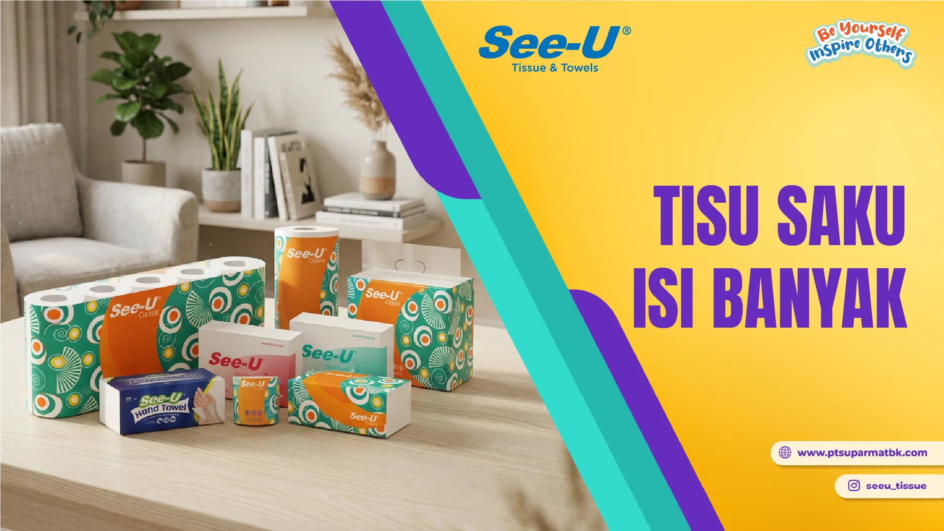 Tisu Saku Isi Banyak Ukuran