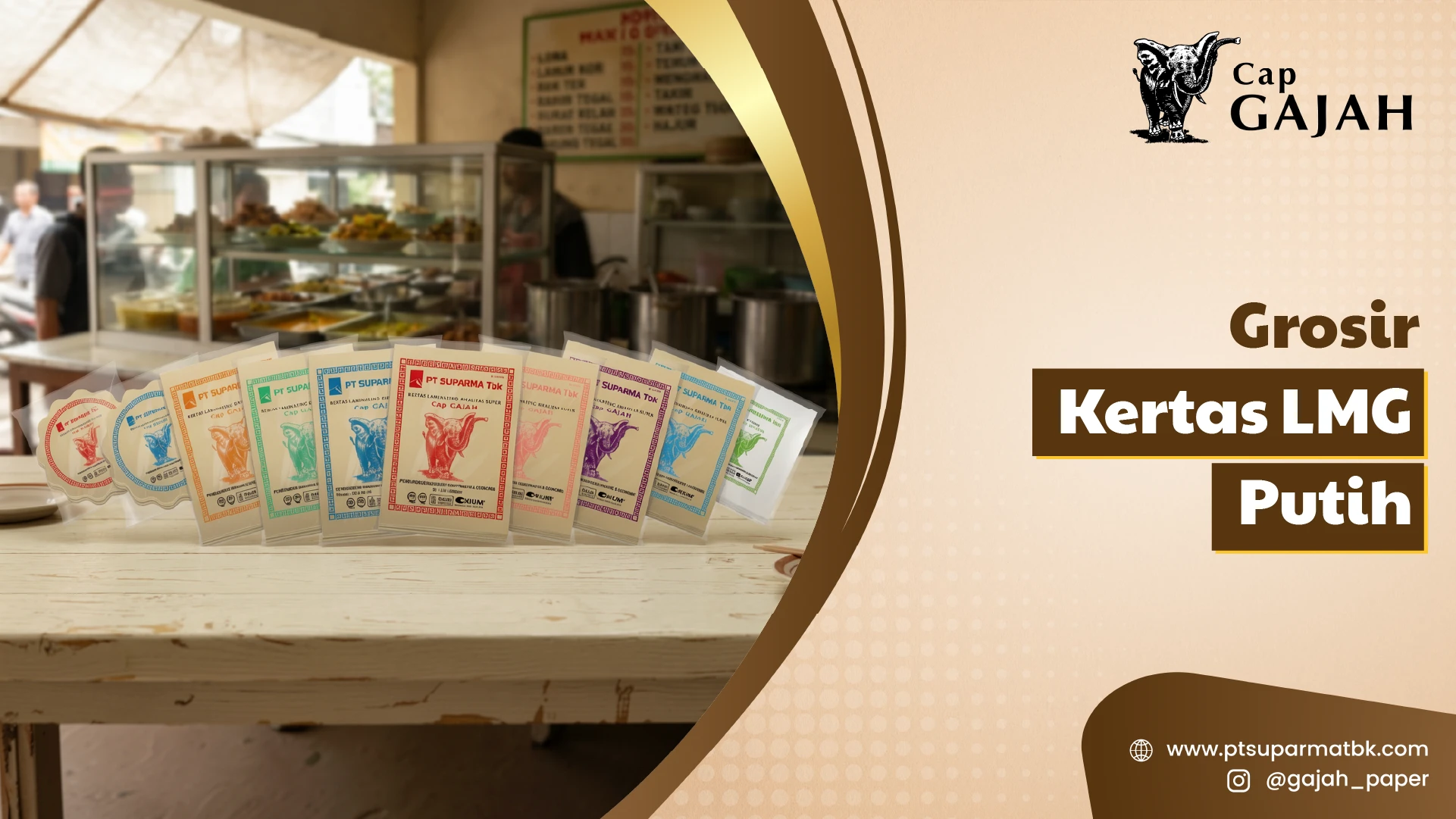 Grosir Kertas LMG Pembungkus Makanan