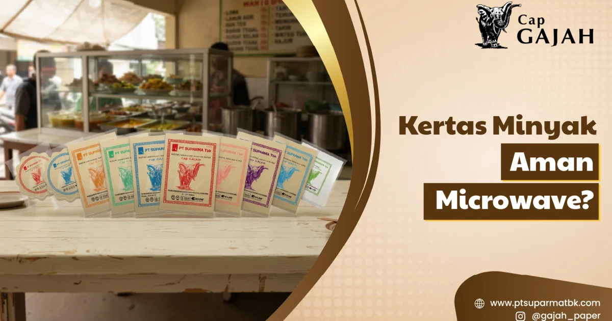 Kertas Minyak Aman Microwave