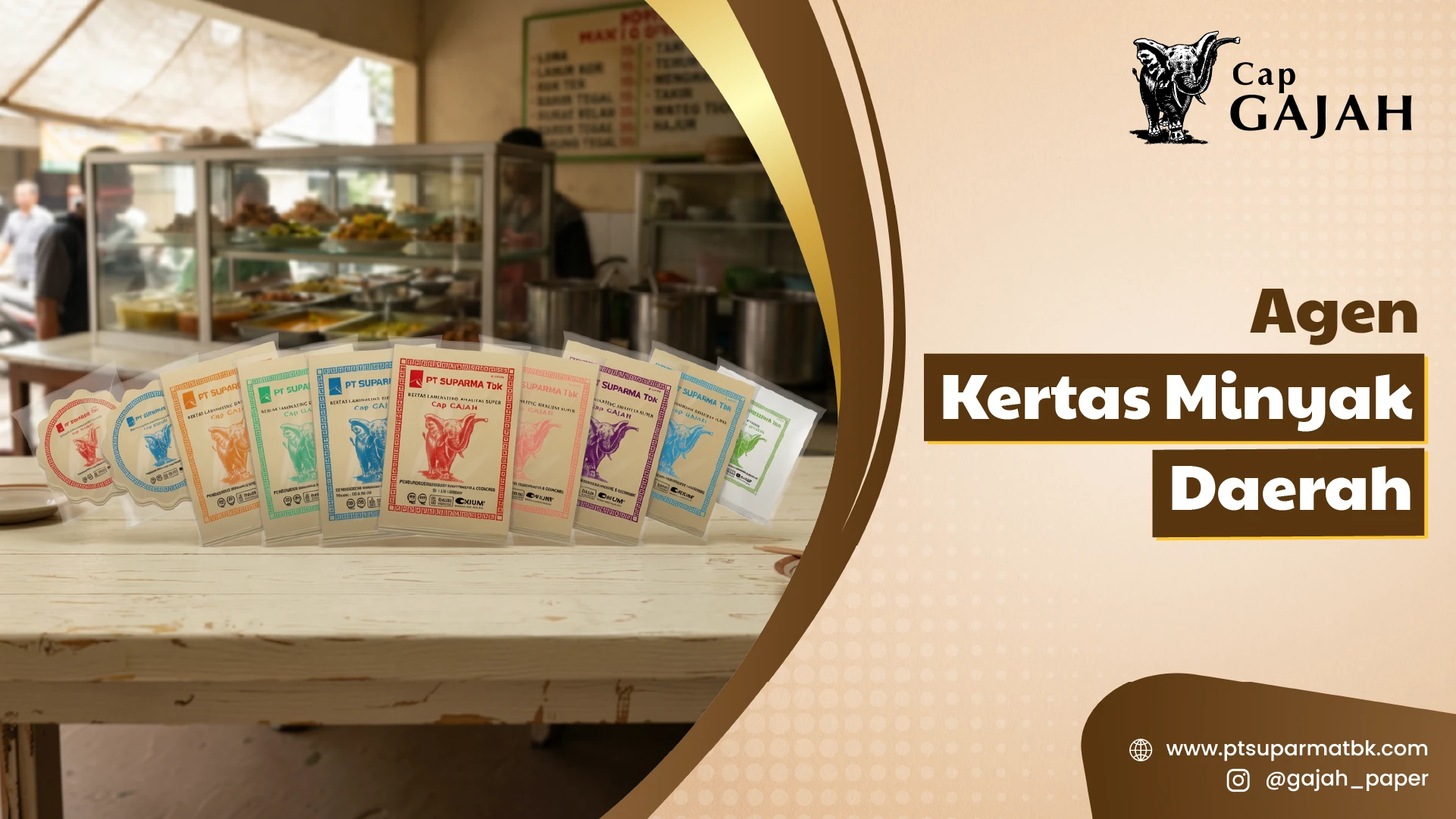 Agen Kertas Minyak Daerah